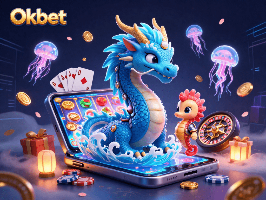 Experience thrilling gameplay with Oxbet's vibrant casino scene featuring a dragon and slot elements.