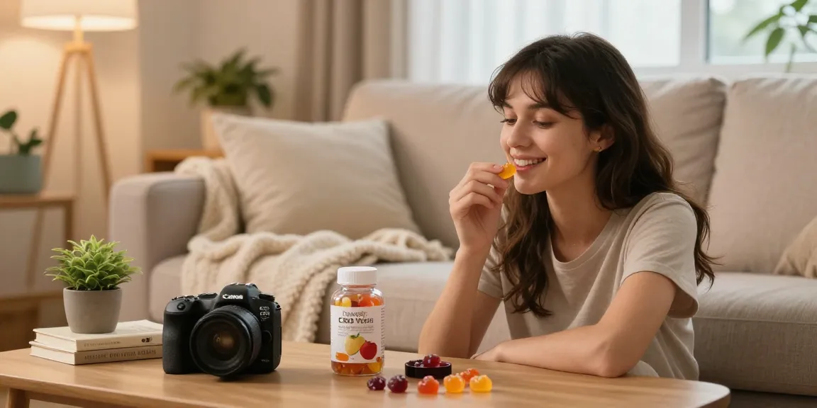Experience flavorful CBD gummies at https://www.cbdnorth.co/product/cbd-gummies-edibles in a cozy setting, promoting relaxation and self-care.