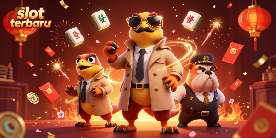 Experience exciting slot terbaru action with colorful 3D characters and dynamic casino elements.