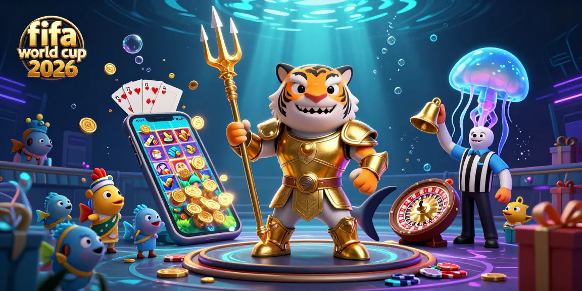 Engage in thrilling fifa world cup 2026 action with our vibrant animated casino scene in an underwater colosseum.