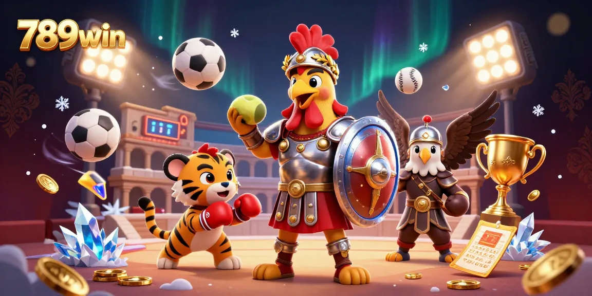 Engage with the thrilling adventure of 789win's gladiator rooster betting scene in high-stakes gaming.