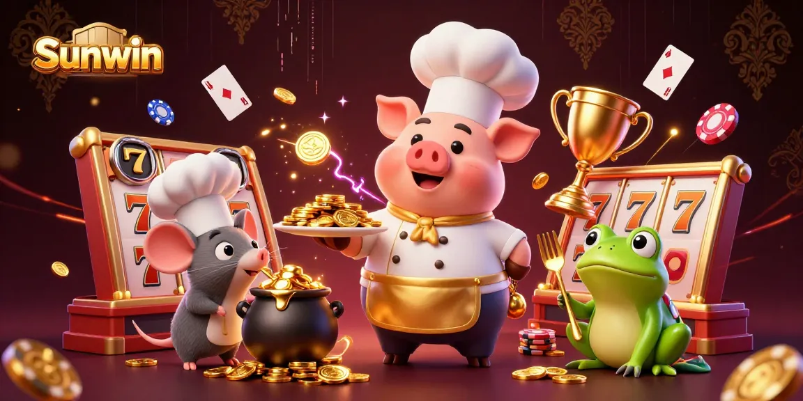 Experience exhilarating gameplay with Sunwin's dynamic slots featuring gold coins, lucky 7s, and thrilling jackpot wins.